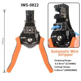 IWS-0822/HS-700B Automatic Stripping Pliers wire stripper Multi-function electrician wire Cable Cutter multifunctional Tool Y200321
