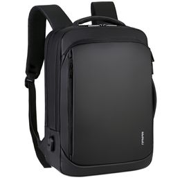Litthing Laptop Backpack Mens Male Backpack Business Notebook Mochila Waterproof Back Pack USB Charging Bags Travel Bagpack 201114