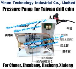 High Pressure Pump 110V Set for Taiwan Drilling EDM Machines CHMER, ZHEN BANG, XIU FENG, HE SHENG, RI DONG. edm Pneumatic Pump Assembly 110V