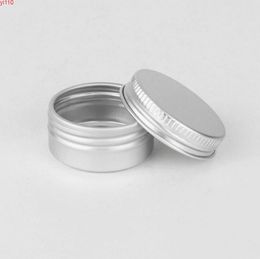 Wholesale 10g empty aluminium cream jars with screw lid,10ml aluminum tins, lip balm containergoods