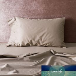 2pc/Pair Solid Color Pillowcase 48cm*74cm 100% Cotton Pillow Case Cover Brief Style Home Textile XF728-24