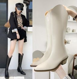 New autumn/Winter breathable high-heeled boots for women vintage long Knight Boots male high quality women long boots