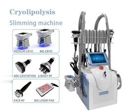 Fda Approved Cryo Lipolysis Body Slimming Fat Freeze Machine Cool Shaping Vacuum Liposuction Ultrasonic Cavitation Rf Lipo Laser Equipment