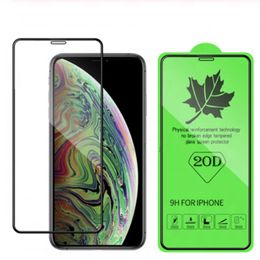 20D Full Screen Protector Tempered Glass For Iphone 12 mini 11 Pro Xs Max Samsung Galaxy M10s M30s A70s A30s screen film