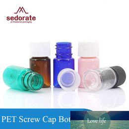 Sedorate 50 pcs/Lot 5ML Mini Pet Refillable Bottle With Screw Cap For Makeup Lotion Liquid Cosmetic Empty PET Bottles JX096-1