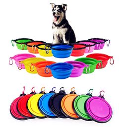 Collapsible Dog Water Bowls for Cats Portable Pet Feeding Dogs Watering Dish for Walking Parking Travelling Accessories