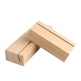 Wood Table Number Holders Wedding Display Stands Place Card Holder Great for Bar Menu Retail Sign Party and Events
