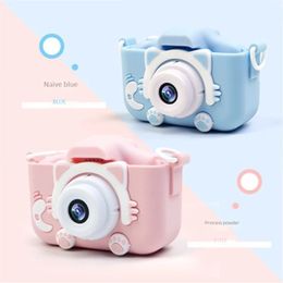 Kids Camera Cute Baby Toys Cat 2020 New Mini Digital HD Cameras IPS Screen for Children Boys Girls Birthday Xmas Christmas Gift