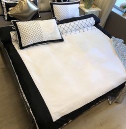 Baumwollgewebte Bettwäsche-Sets, gesteppt, Queen-Size-Größe, 2 Kissenbezüge, Bettlaken, Bettdecke, Bettdeckenbezug