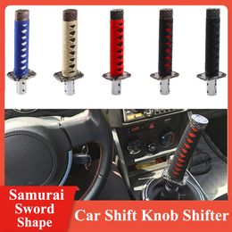 Universal 200MM/300MM JDM Katana Samurai Sword Shift Knob Shifter With Adapters Gear Shift knob car accessories