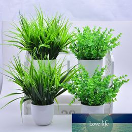 New 5 Types Artificial Grasses Plastic Plant Fake Grass Home Decoration Flowers Best quality direct sold by factory