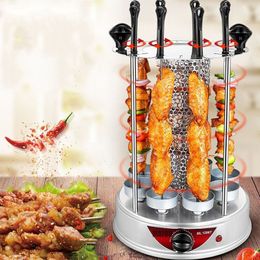 Factory direct salesElectric oven home smokeless BBQ grill automatic rotating barbecue skewer grilled kebab machine barbecue cup