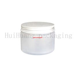 30pcs 150g empty PET cosmetics cream wide mouth container with silver screw lid,150ml plastic frosted jar bottle tingood package