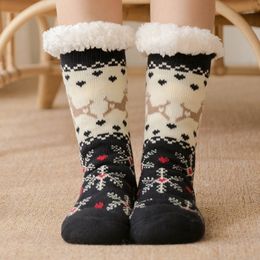Women's Slippers Warm Sock with Fur Short Plush Slippers Indoor Cartoon Slippers Home Soft Bedroom Shoes for Woman Y201026
