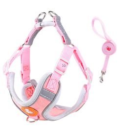 Vest-style dog leashes small and medium-sized dogs Teddy cat pets chest harness puppy puppies RRE12724