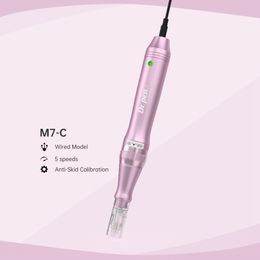 Dr. Pen Ultima M7 Dermapen Microneedling Pen Electric Wired Auto Best Micro Needle Skin Care Tool Kit for Face Body 50 Pcs Cartridges