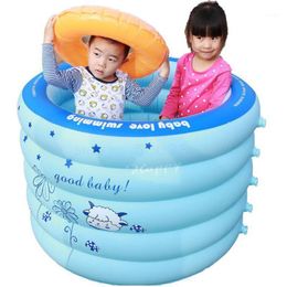 Bathing Tubs & Seats Inflatable Bathtub Household Adult Children Single Folding