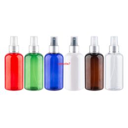 220ml X 12 Fine Mist Sprayer Pump Perfume Bottle With Silver Aluminum Collar Plastic Spray Cosmetic Bottles For Skin Carehigh qualtit