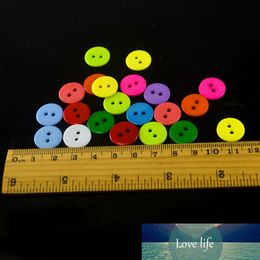 15mm Wholesale Bulk 500pcs Mixed Buttons Children's Clothing Button DIY Resin 15mm Srapbook Knopf Bouton Hand Knitting Tool