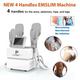 4 Handle EMSlim EMT slimming muscle stimulate machine in electromagnetic EMS lose weight slim machines