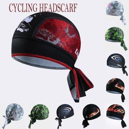 Beanie/Skull Caps Cycling Cap Sunscreen Quick Drying Breathable Bicycle Pirate Scarf Men Women Mtb Bike Motorcycle Hat Headscarf Bandana #01