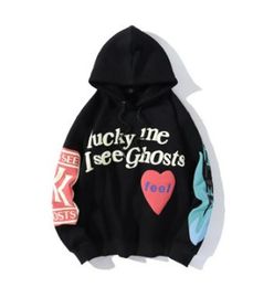 2023 Mens Clothing Hoodies "Lucky me I see Ghosts" Print Hoodie Sweatshirts Mens Women Designer Hoodies Pullover Autumn Winter Sweatshirts