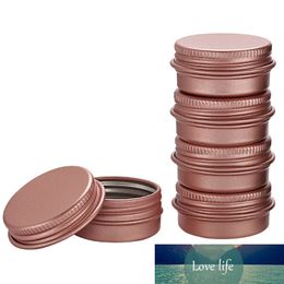 100Pcs 5g 10g 15g 30g Empty Mini Rose Gold Aluminum Cream Jar Pot Nail Art Makeup Lip Gloss Empty Cosmetic Metal Tins Containers