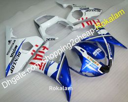 Kit de corpo para Yamaha YZF-R6 2005 YZF R6 05 YZF600 YZFR6 Multicolor Motorycycle Aftermarket Kit Fairing (moldagem por injeção)