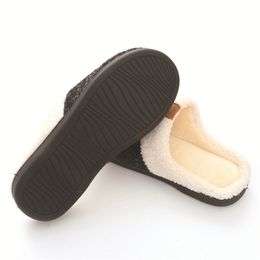 Autumn And Winter Home Cotton Slippers Memory Foam Thick Cotton Drag Men's And Women's Indoor Warm Home Shoes Y201026