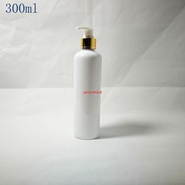 30pcs 300ml white PET Lotion Pump Bottle,white Plastic Cosmetic Container,Empty Shampoo Sub-bottling,Shower Gel Bottlesgood package
