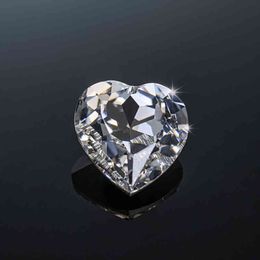 Szjinao 100% Genuine 0.3ct To 4ct Heart Shape Loose Gemstones Moissanite Stone Lab Grown Diamond D Colour VVS1 Gems Ring Material