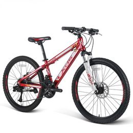 21 Speed 24 Inch Mountain Bike Double Disc Brake Aluminum Alloy Double Layer Rim Mountain Bike