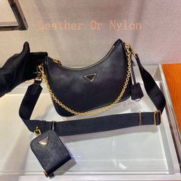 3pcs women leather 2022 luxurys designers bags bag should high quality leader handbag designer selling lady cross body chain coin purse Tote