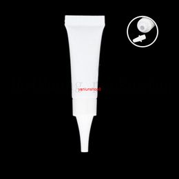 100pcs 5g Parfum Women Perfume White Soft Tube screw lid Empty white Cosmetic Cream Lotion Shampoo Facial Cleanser Containersgood package