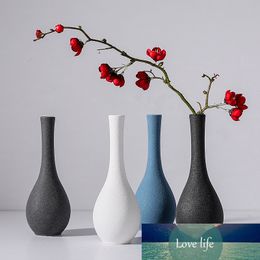 HandMade Modern Simple Ceramic Vases Tabletop Flower Vase Matte Texture Vase Dried Flowers Pot Flower Arrangement Vase Home Decr