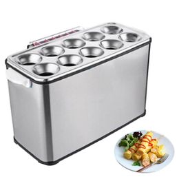 2020 household 10 tube omelette breakfast egg roll machine / hot dog baking machine / commercial egg sausage machine 220v/110v