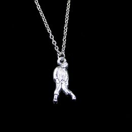 Fashion 12*27mm A Dead-Alive Person Zombie Pendant Necklace Link Chain For Female Choker Necklace Creative Jewelry party Gift