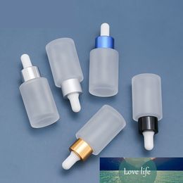 10 Pieces Per Parcel 30 Ml Matt Frosted Glass Bottle Dropper Bottle Cosmetic