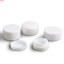 100 x 1g 2g 3g 5g Mini White Plastic Empty Jar Pot Travel Cosmetic Sample Makeup Face Cream Containers Nail Art Organiser Homegood qualtity