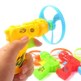 Free shipping Street stall 2 dollar toy Shopping mall activities promotion Hot supply Children's creativity Flying saucer gun Kids toy puz