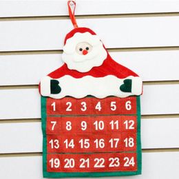 family advent calendar UK - Christmas Decorations Advent Calendars Santa Claus Calendar El Lobby Family Pendant Decoration A308161