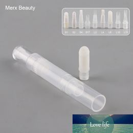 50PCS 5ML Transparent Plastic Twist Pen With Different Applicators, Empty Round Cosmetic Pen, Disposable Lip Gloss Dial Up Pen