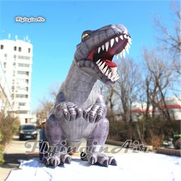 Outdoor Giant Inflatable Dinosaur 5m Height Animal Mascot Replica Blow Up Tyrannosaurus Rex Model For Park Event And Parade Show