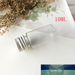 20ML Portable Empty Jar Cosmetic Containers Glass Sample Bottle with Aluminium Cap Small Shampoo Makeup Refillable Bottles