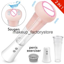 Massage Electric Penis Pump Vacuum Masturbation Cup Penis Enlargement Male Enhancement Erection Dick Cock Extender Masturbation Sex Toys