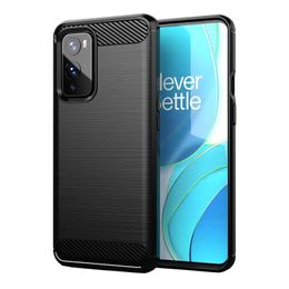 Carbon Fibre Texture Shockproof Cover Protective Slim Fit Soft TPU Silicone Case for oneplus 9 Pro 8T 1+8 7 Pro 7T Pro