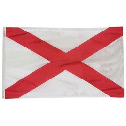 Alabama Flag State of USA Banner 3x5 FT 90x150cm Festival Party Gift Sports 100D Polyester Indoor Outdoor Printed Hot selling