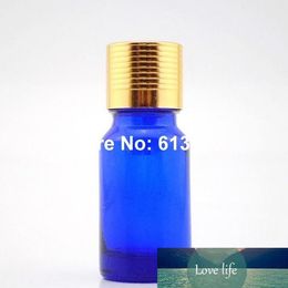 30pc 10ML Blue Glass Bottles,Empty glass Vials,Gold Alumium Cap,10CC Essential Oil Bottles No frosted