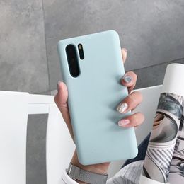 Cases for Huawei P30 Pro P30 Lite Ultra-thin Soft TPU Cover For Huawei P30 Lite / Nova 4e Full Protection Silicone Matte Cover