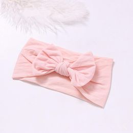 2022 New Popular Baby Hair Accessories Super Soft Nylon Bow For Children European And American Lovely Princess Hair Band